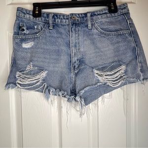 KanCan Distressed Jean Shorts